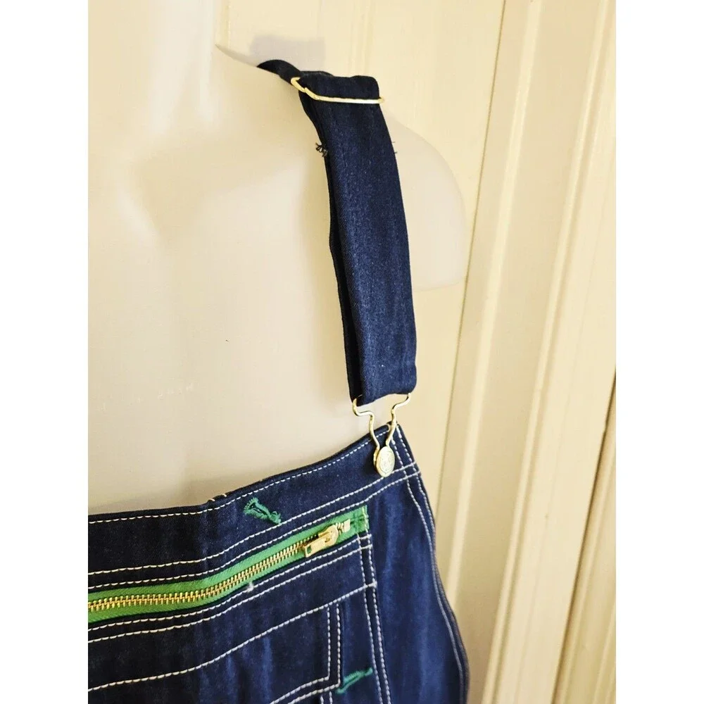 Liberty NWT Bib Overalls 44x30 Denim  Jeans Carpenter Work Farm Cotton NEW Mens